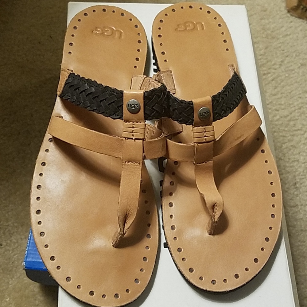 Leather Ugg sandals - Picture 2 of 2